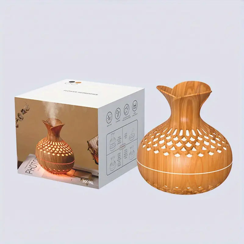 SereniMist – Luxury Ultrasonic Aroma Diffuser with Elegant Design and 10-Hour Run Time
