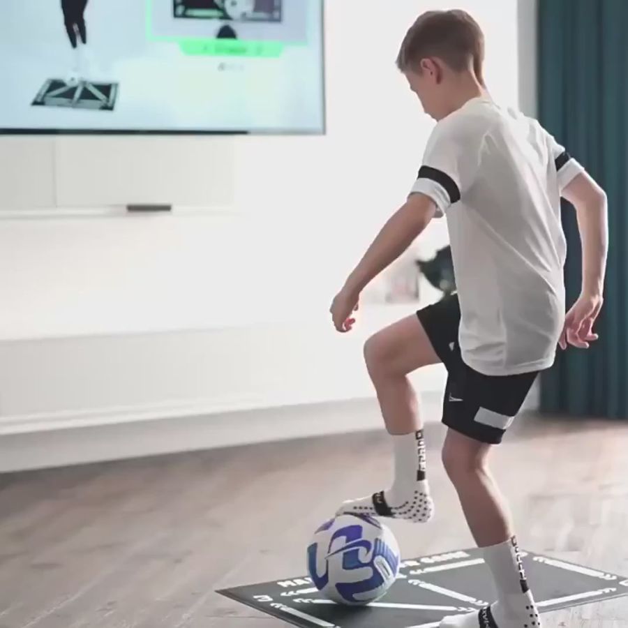 Football Training Mat + Pro Skills Video Program