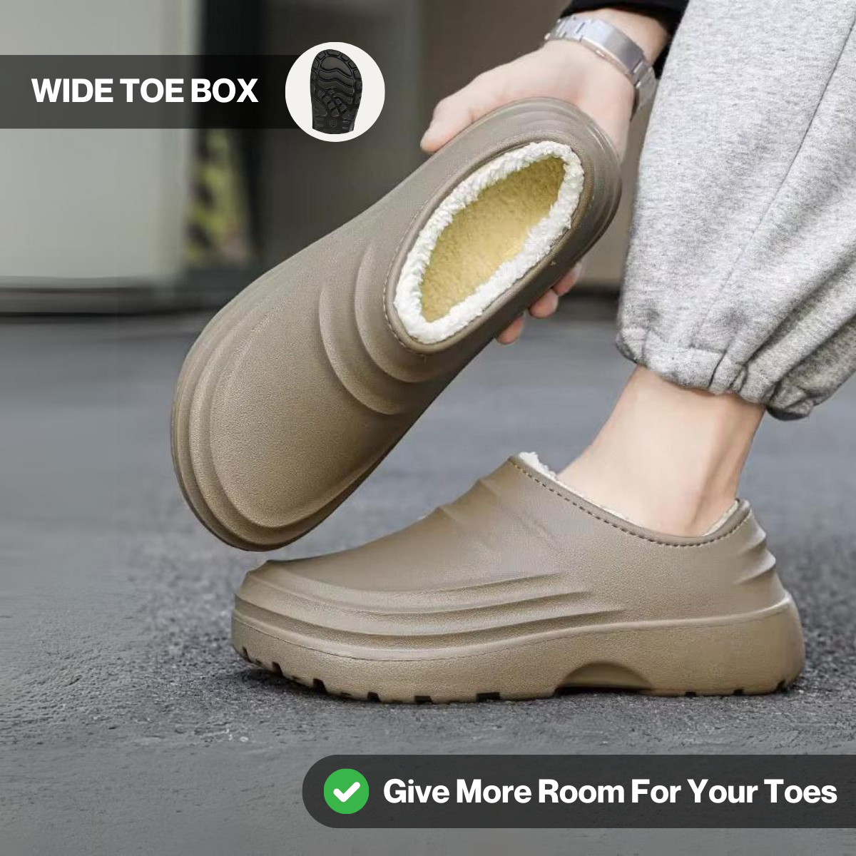 Torrey Fuzzy Non-Slip Comfort Clogs – Warm Everyday Use
