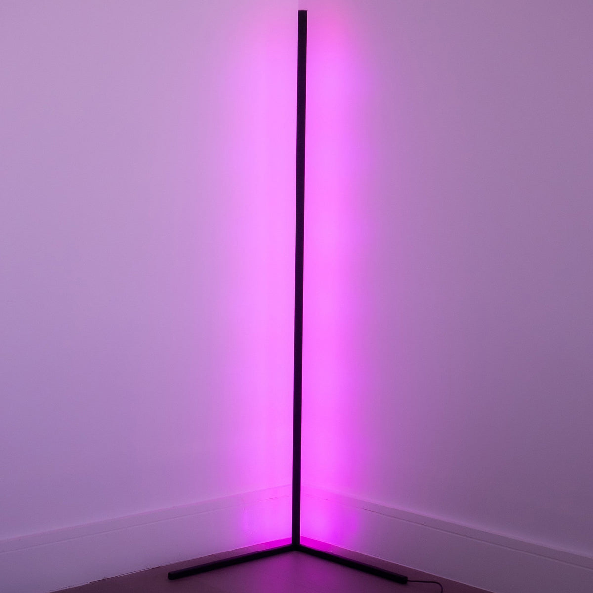 Slim LED Corner Lamp | Adjustable Brightness for Living Room or Bedroom