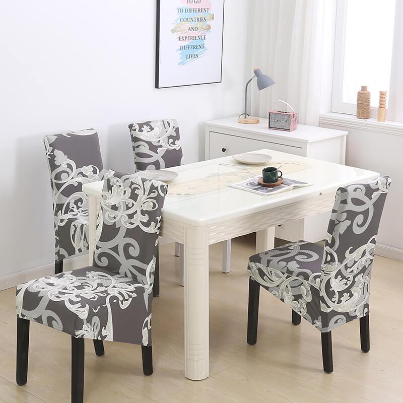 Printed XL Dining Chair Slipcovers