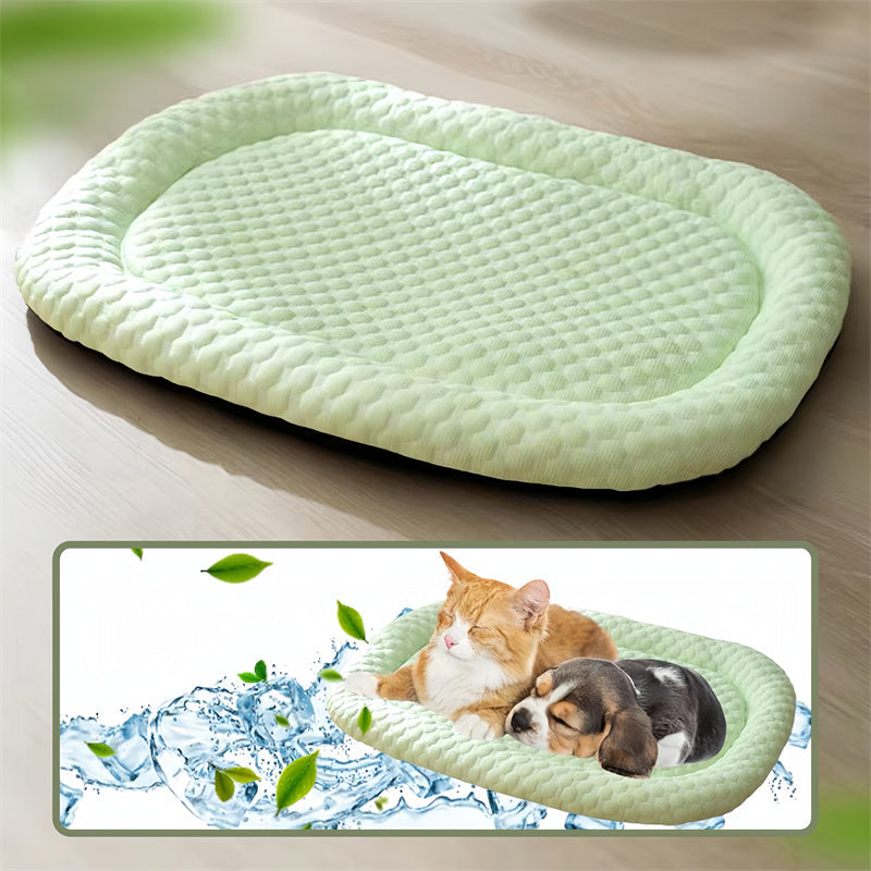 Ice Silk Cooling Dog Bed for Summer