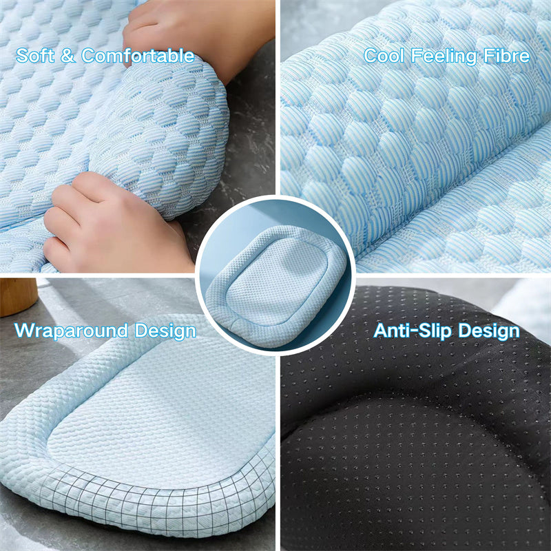 Ice Silk Cooling Dog Bed for Summer