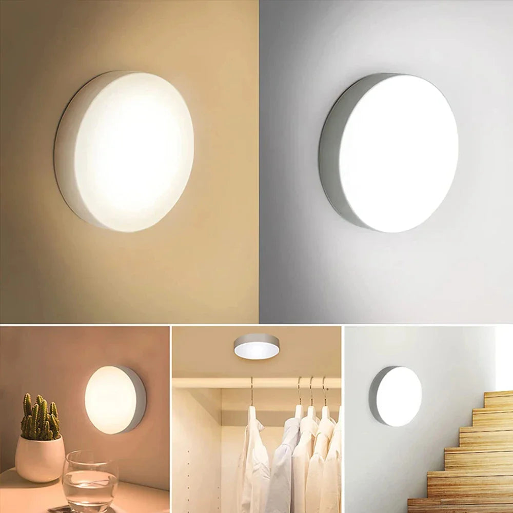 Avichic™ Rechargeable Motion Sensor LED Night Light – USB Lamp for Bedroom, Kitchen, Stairs & Closet