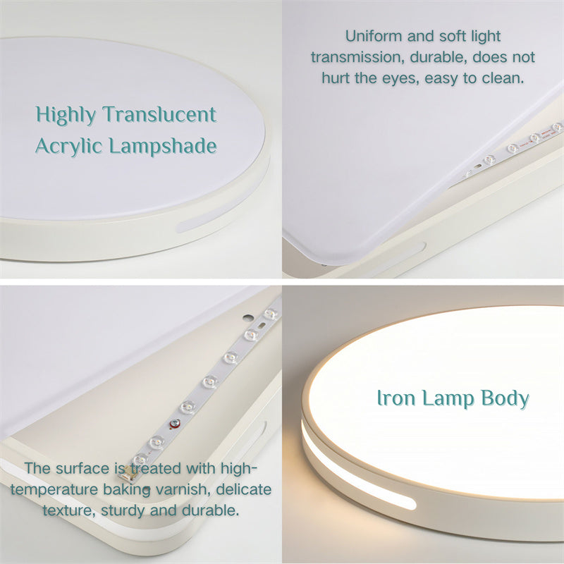 Nordic Dimmable Round LED Ceiling Light