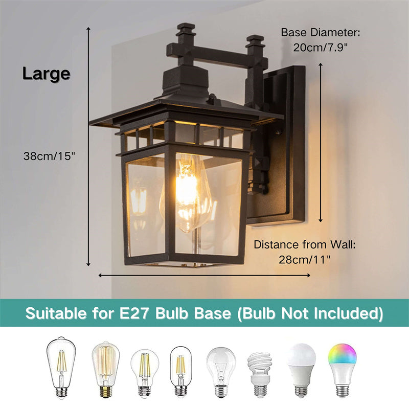 Outdoor Lantern Wall Light Waterproof