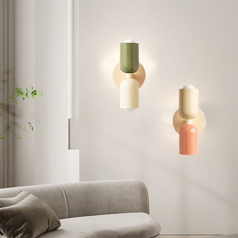 Modern Cream Double Head Wall Light