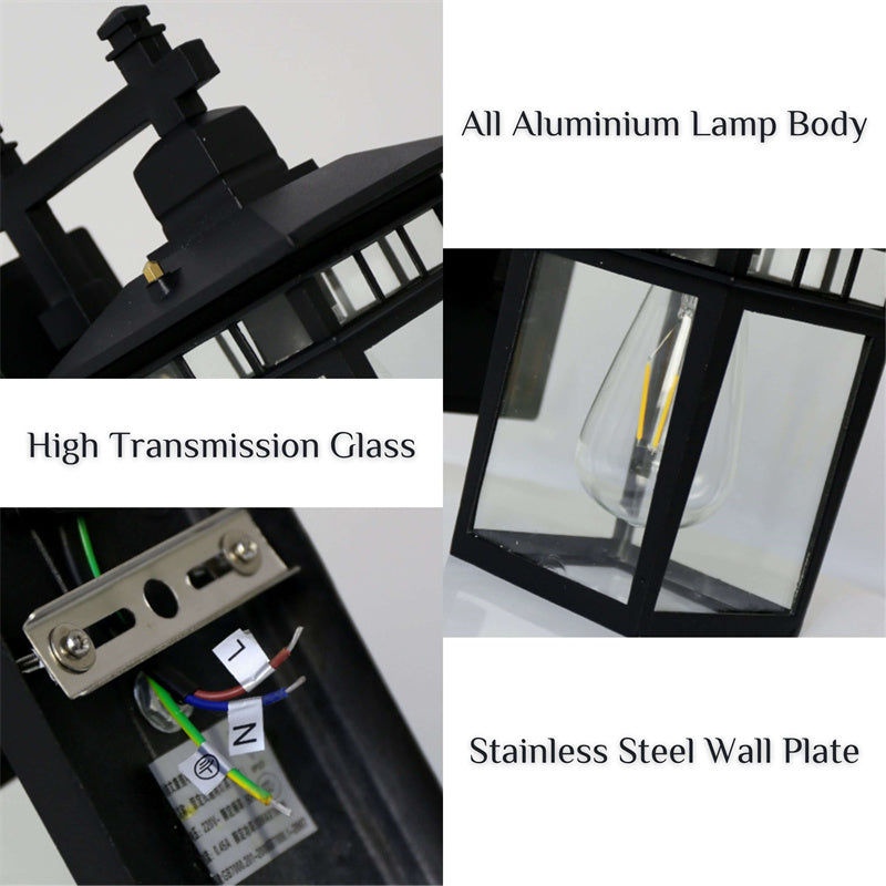 Outdoor Lantern Wall Light Waterproof