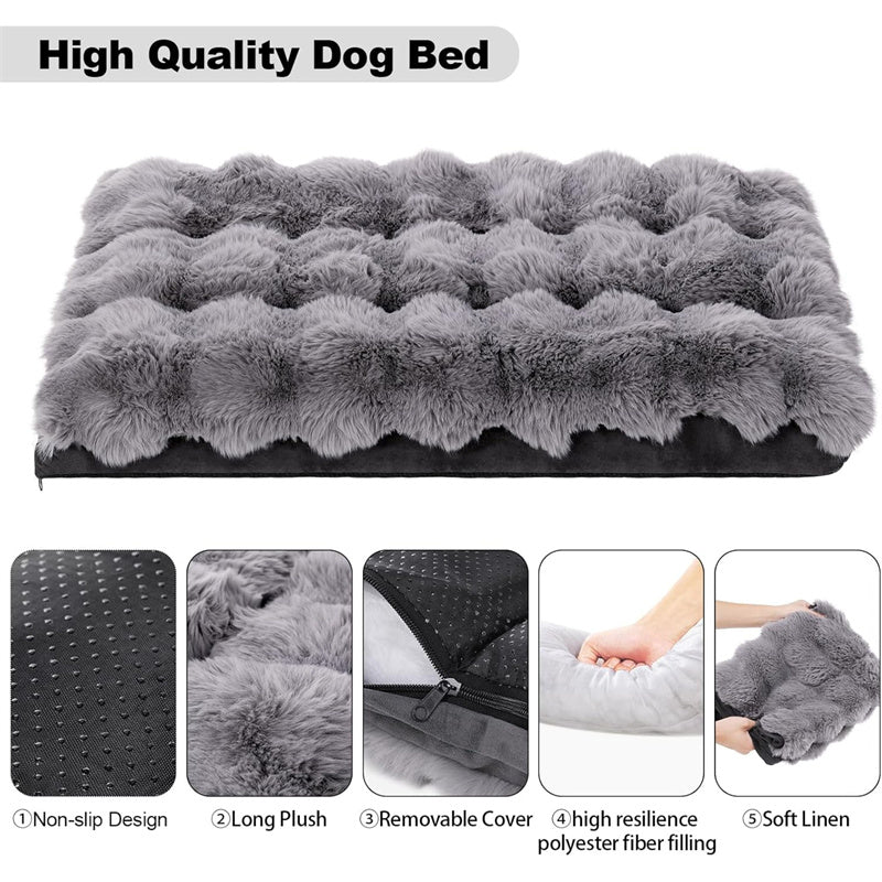Soft Plush Orthopedic Dog Bed with Removable Washable Cover