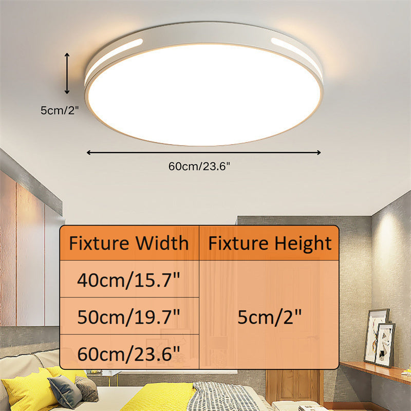 Nordic Dimmable Round LED Ceiling Light