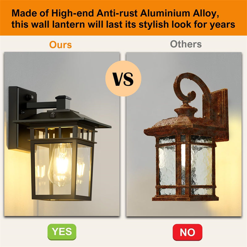 Outdoor Lantern Wall Light Waterproof
