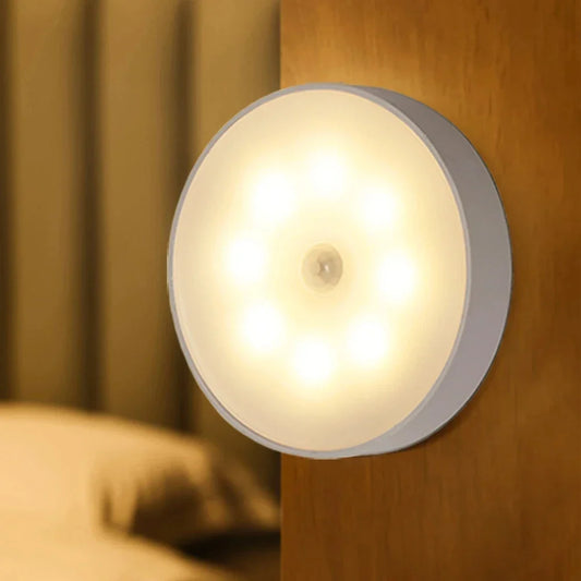 Avichic™ Rechargeable Motion Sensor LED Night Light – USB Lamp for Bedroom, Kitchen, Stairs & Closet