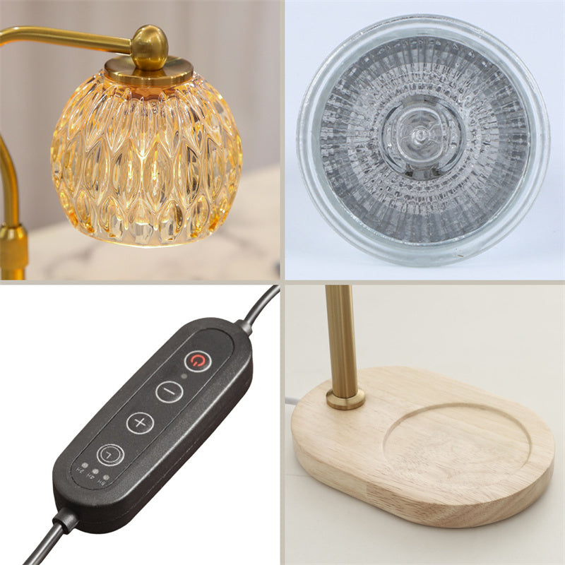 Dimmable Candle Warmer Lamp with 2 Bulbs