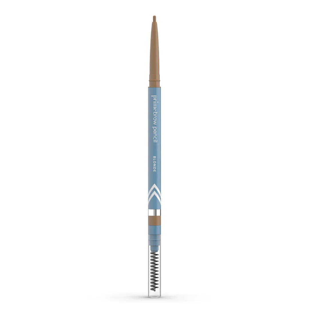 PrimeBrow Pencil – Smudge-Proof Micro-Fine Tip Eyebrow Pencil with Spoolie, Natural Gray & Mature-Friendly Shades