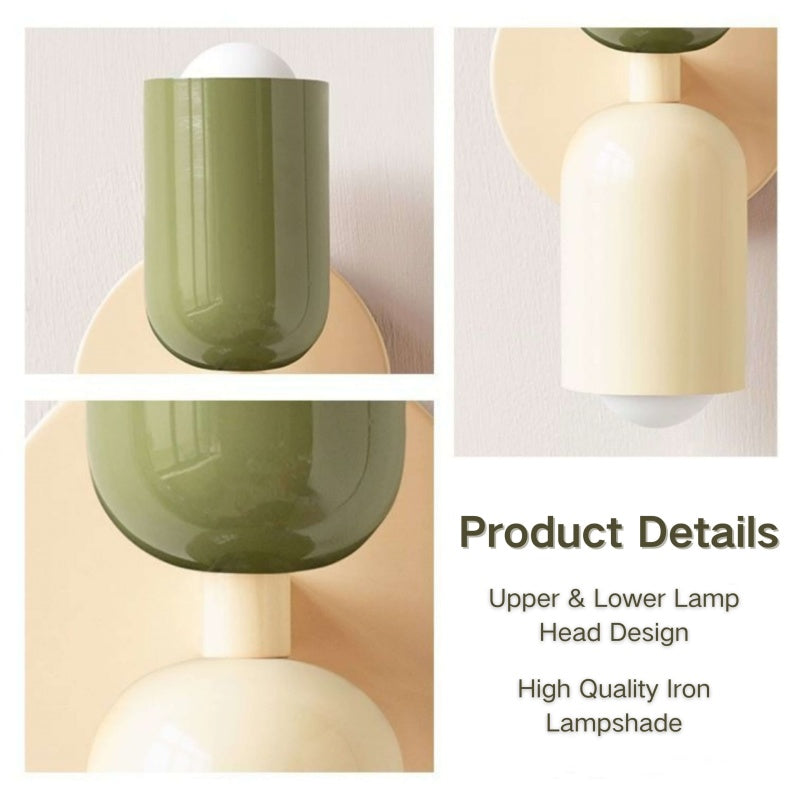Modern Cream Double Head Wall Light