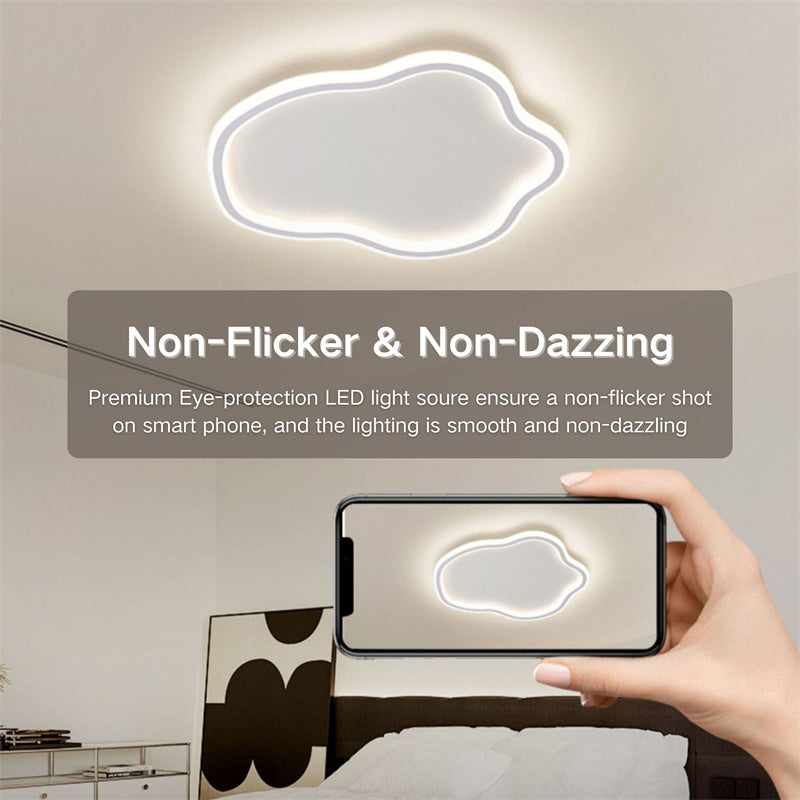 LED Cloud Flush Mount Ceiling Light for Kids