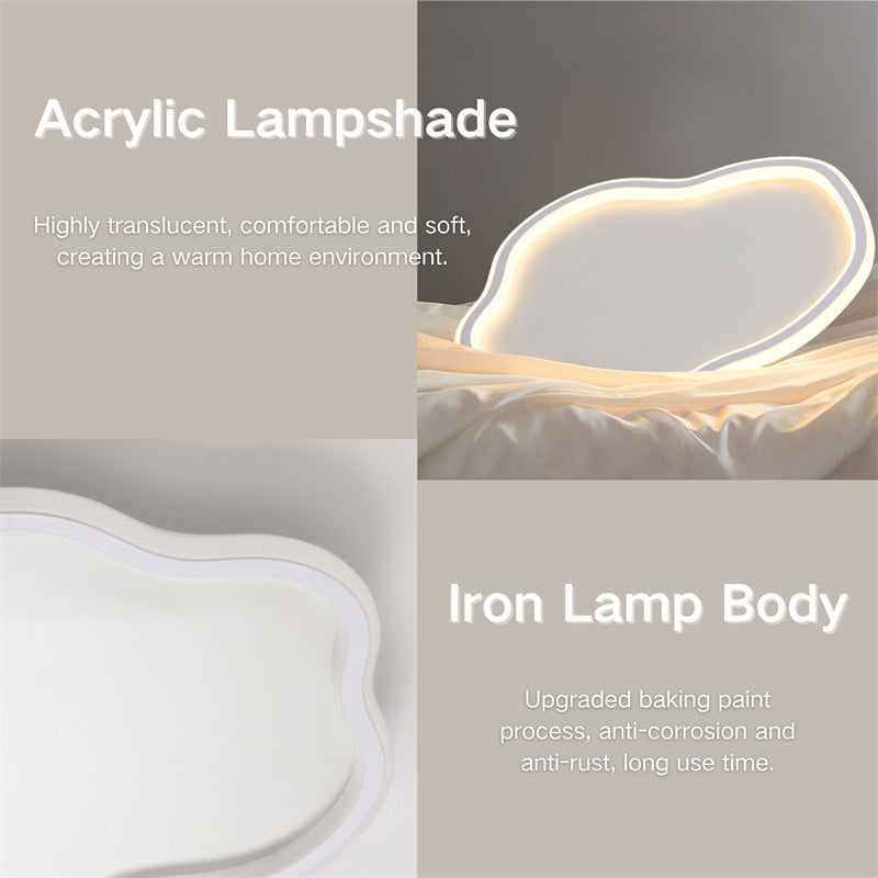 LED Cloud Flush Mount Ceiling Light for Kids