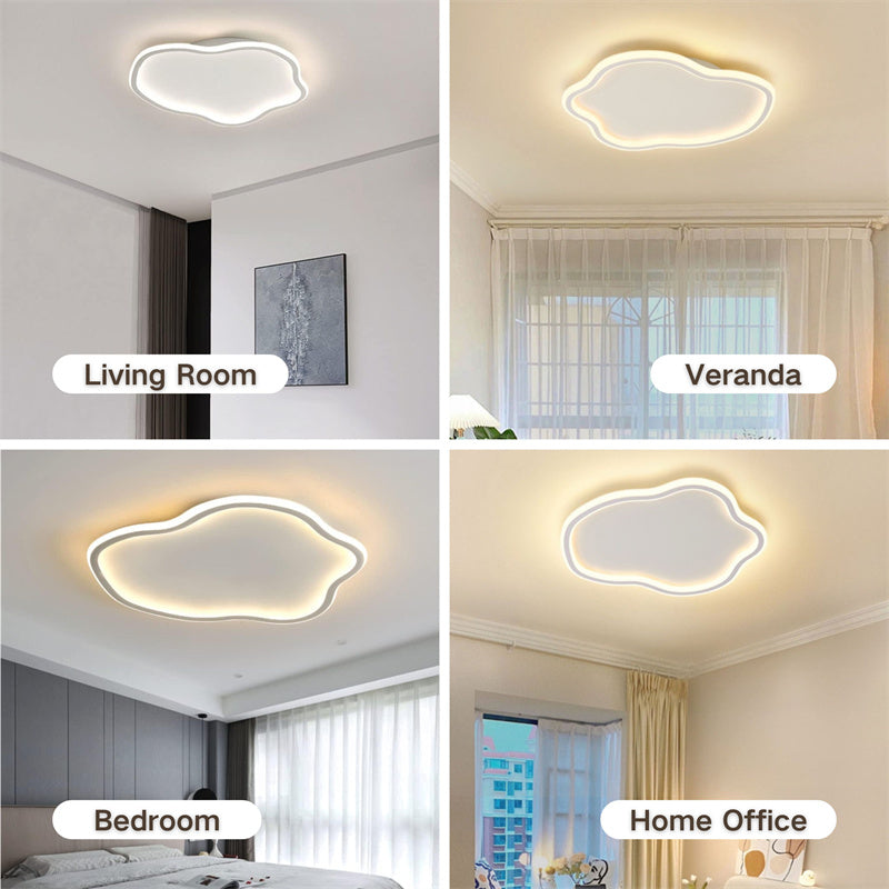 LED Cloud Flush Mount Ceiling Light for Kids