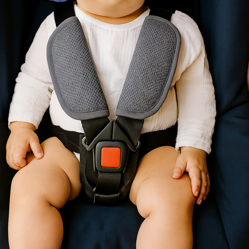 Baby Car Seat Cushion Pad Soft Breathable Safety Support Harness