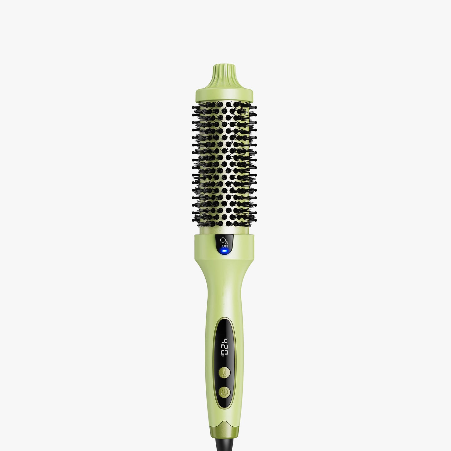Avichic Thermal Blowout Brush – 1.5″ Ceramic Tourmaline Barrel, 5‑Heat Settings, Dual Voltage, Ionic Frizz Control