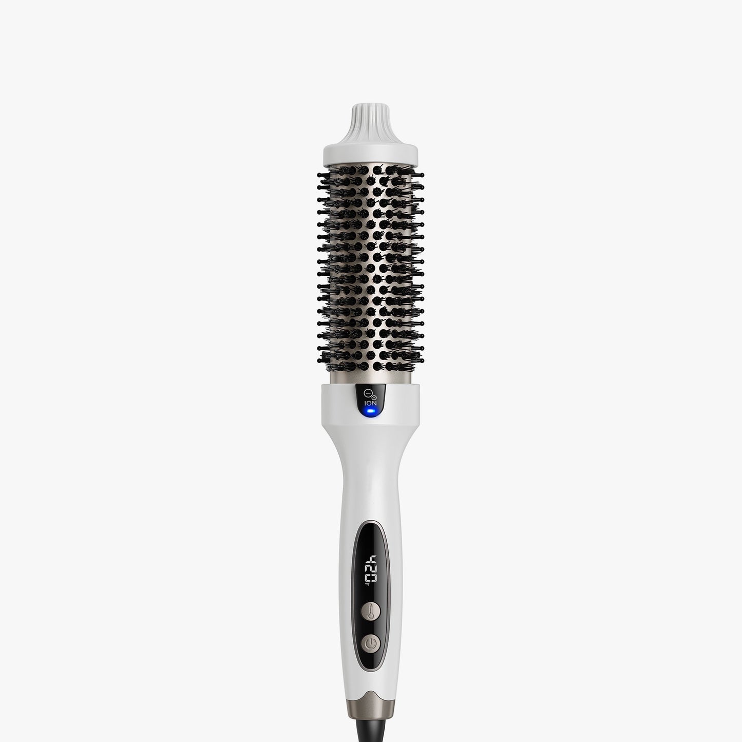 Avichic Thermal Blowout Brush – 1.5″ Ceramic Tourmaline Barrel, 5‑Heat Settings, Dual Voltage, Ionic Frizz Control
