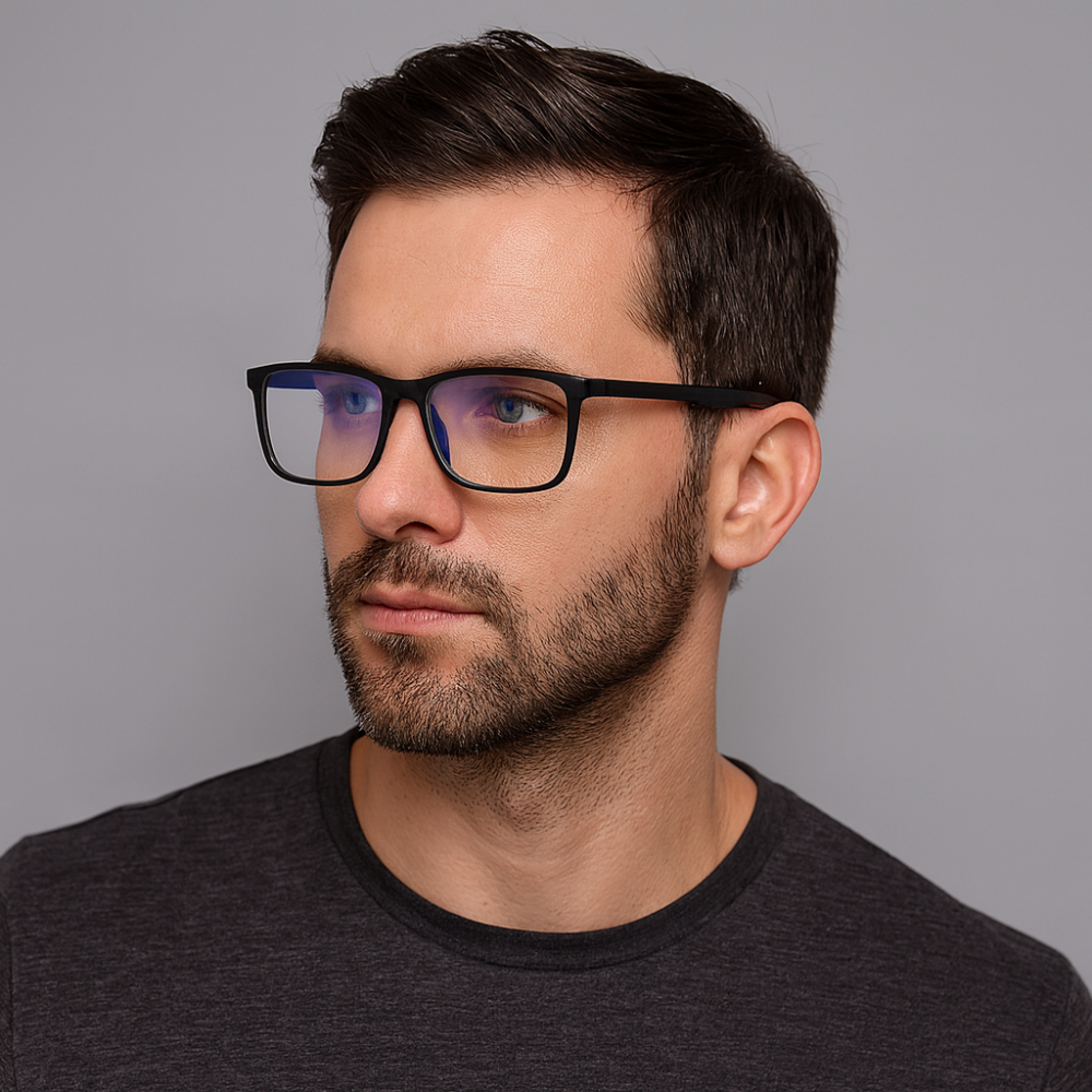 Blue Light Glasses Reading Titanium Progressive Eyewear