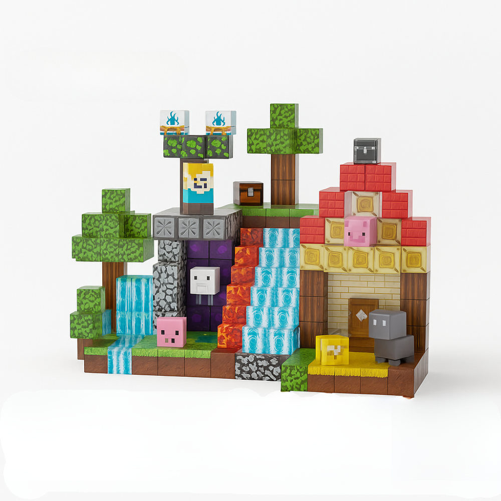 Building Blocks Toy Kids Magnetic Creative Construction Set