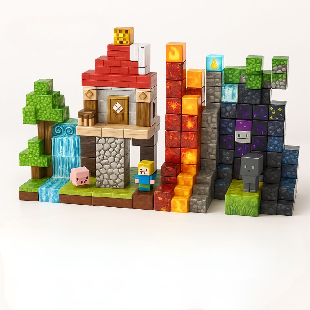 Building Blocks Toy Kids Magnetic Creative Construction Set