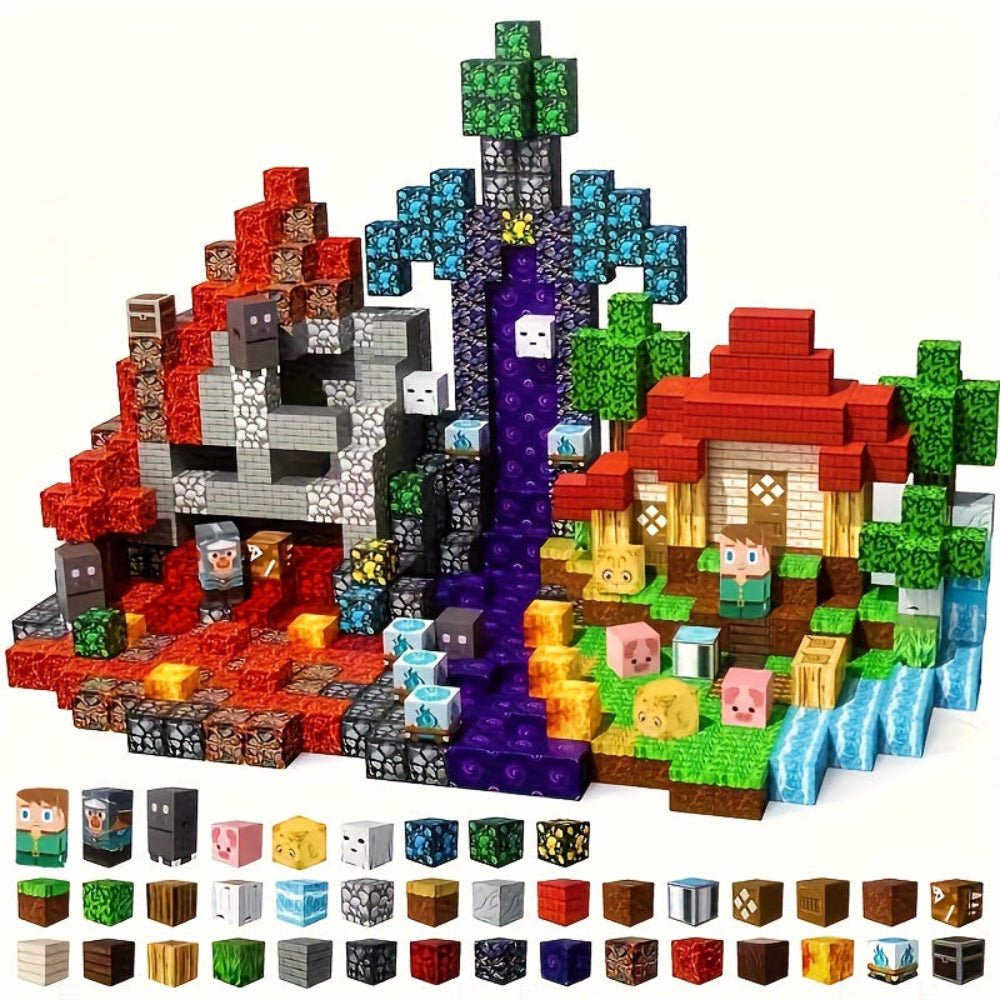 Building Blocks Toy Kids Magnetic Creative Construction Set