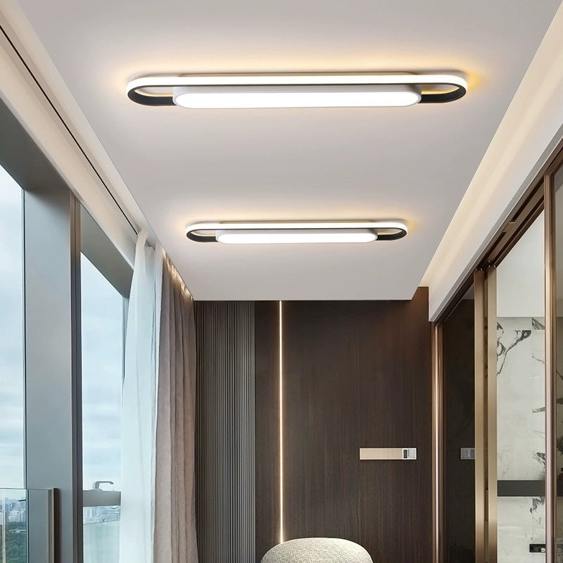 Minimalist Rectangular Flush Mount Ceiling Light