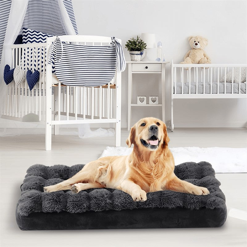 Soft Plush Orthopedic Dog Bed with Removable Washable Cover