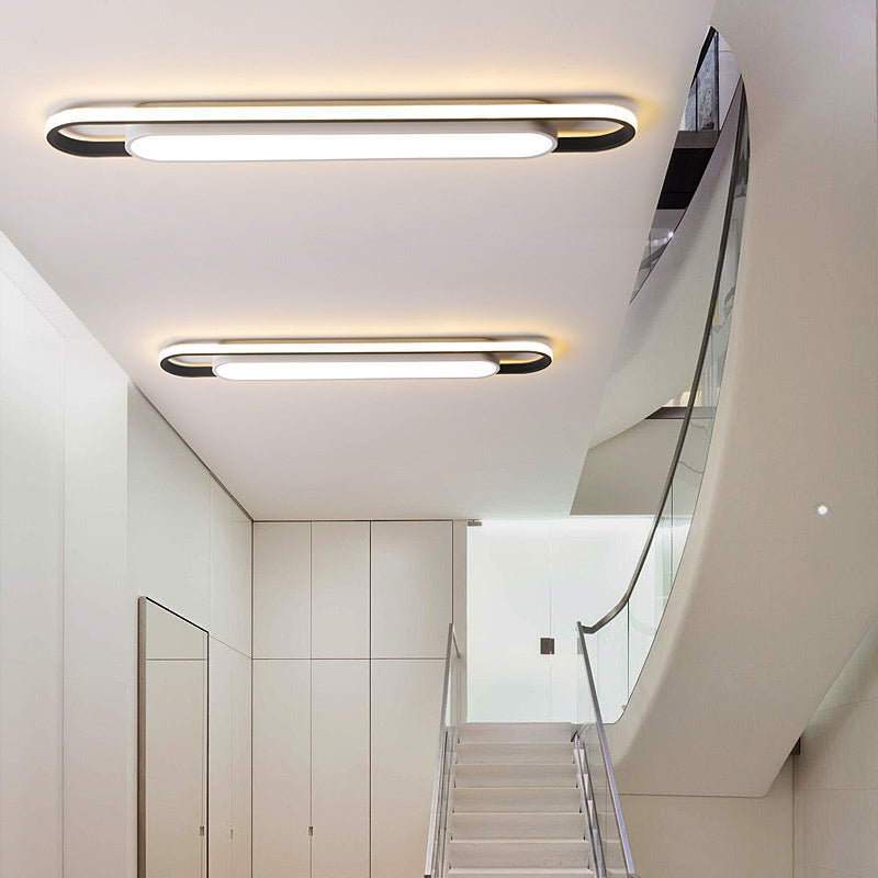 Minimalist Rectangular Flush Mount Ceiling Light