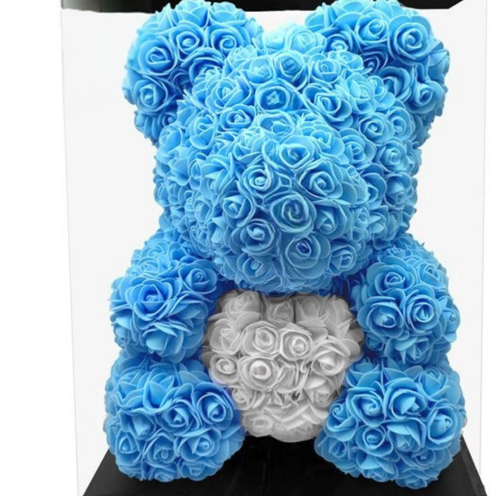 Rose Bear Romantic Heart Gift Decoration
