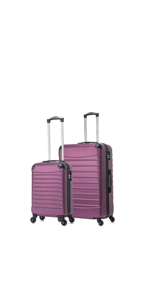 2-Piece Hardshell Luggage Set – Bordeaux