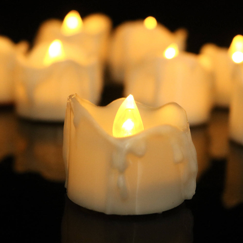Candle Holders Flameless LED Lights Set Home Decor Ambience