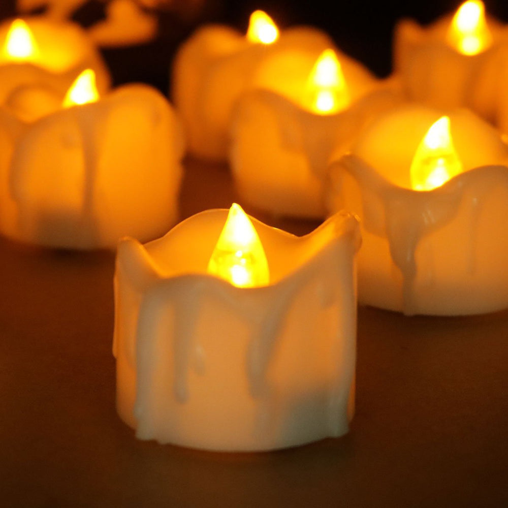 Candle Holders Flameless LED Lights Set Home Decor Ambience