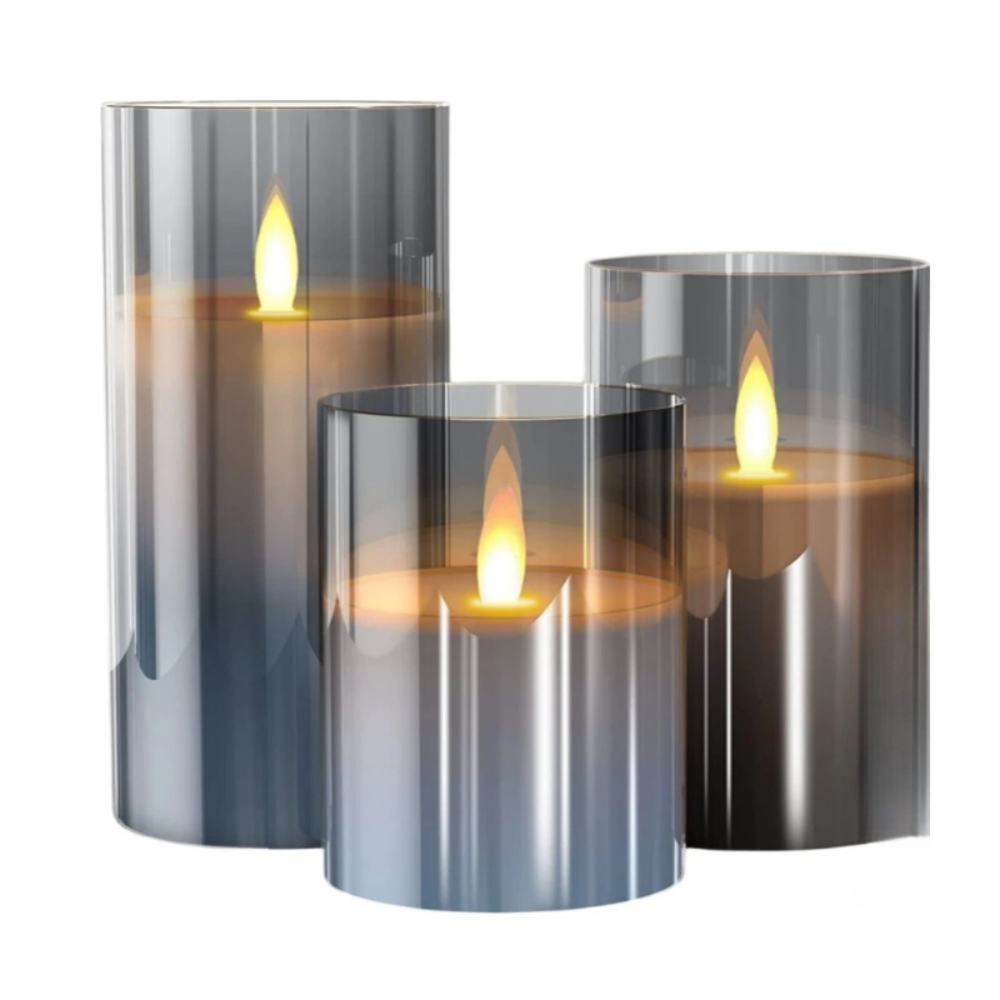 Candle Holders LED Candles Remote Control Warm Flickering Flameless Light