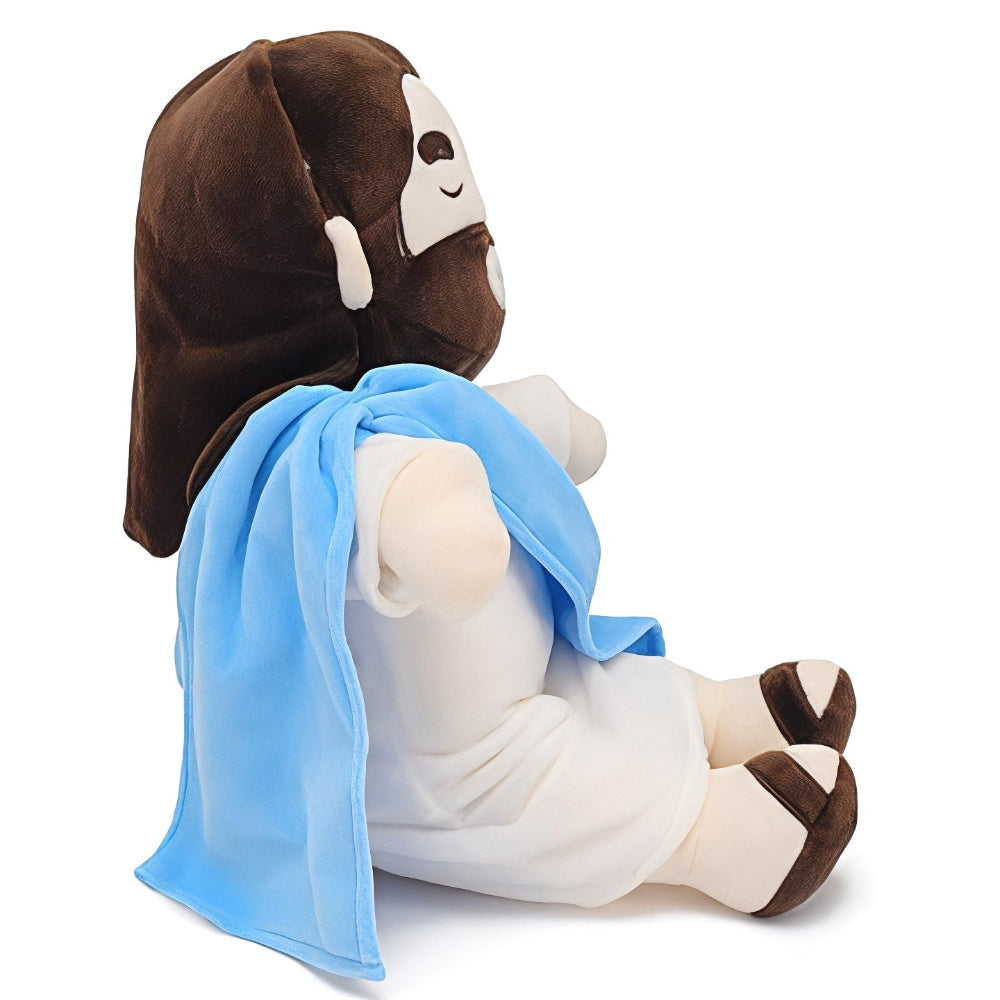 Christmas Plushie Toy Sleep Aid Kids Adults Gift Breathing Light Music