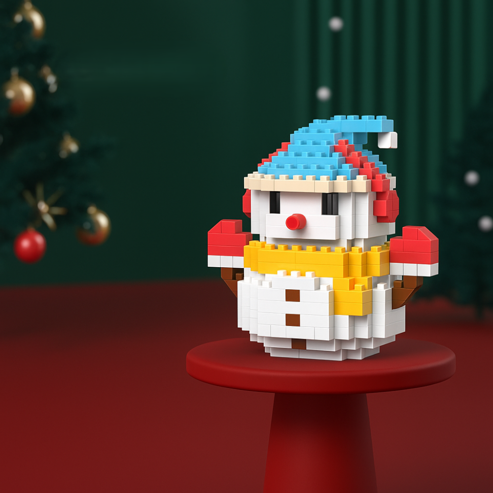 Christmas Toy Building Blocks Set Creative Construction Figures