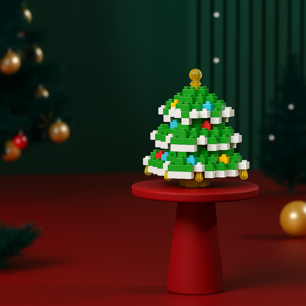 Christmas Toy Building Blocks Set Creative Construction Figures