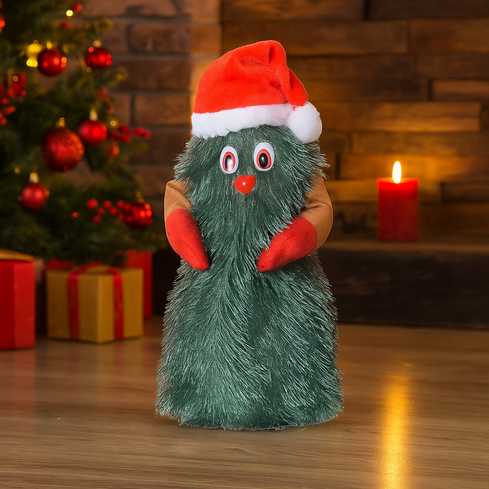 Christmas Toy Plush Dancing Tree Animated Music Decoration