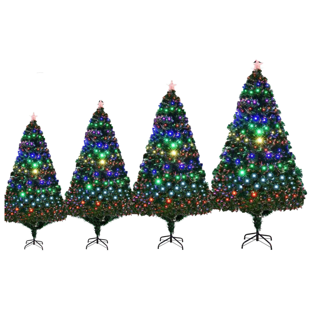 Christmas Tree LED Lights Multicolor Star Topper Home Decoration