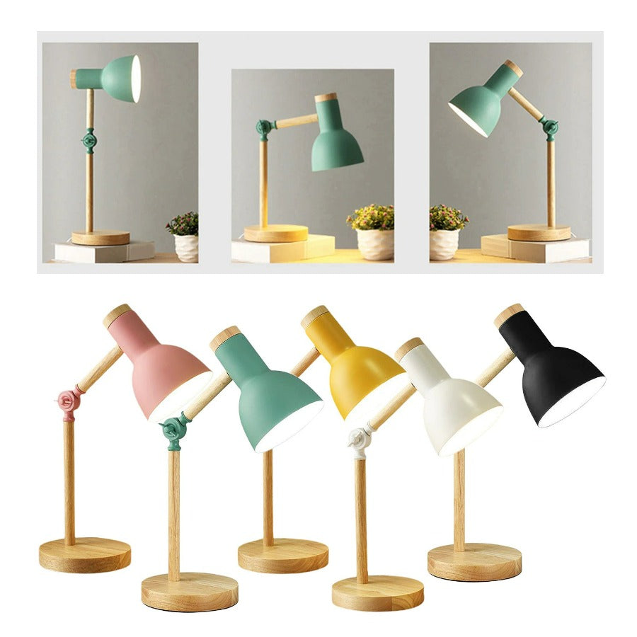 Nordic Wood Desk Lamp