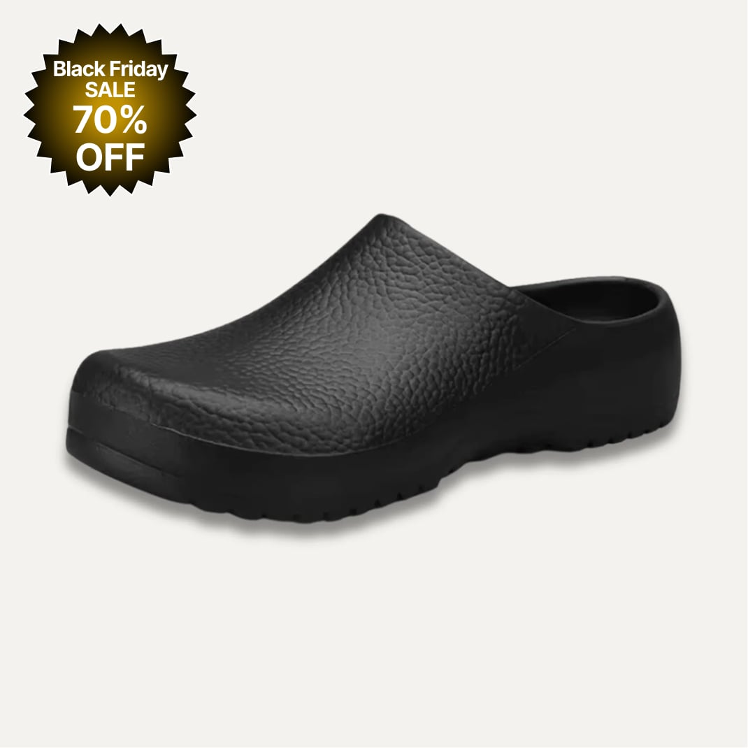 Elson Comfort Clog Mules – Non-Slip Slip-On Design