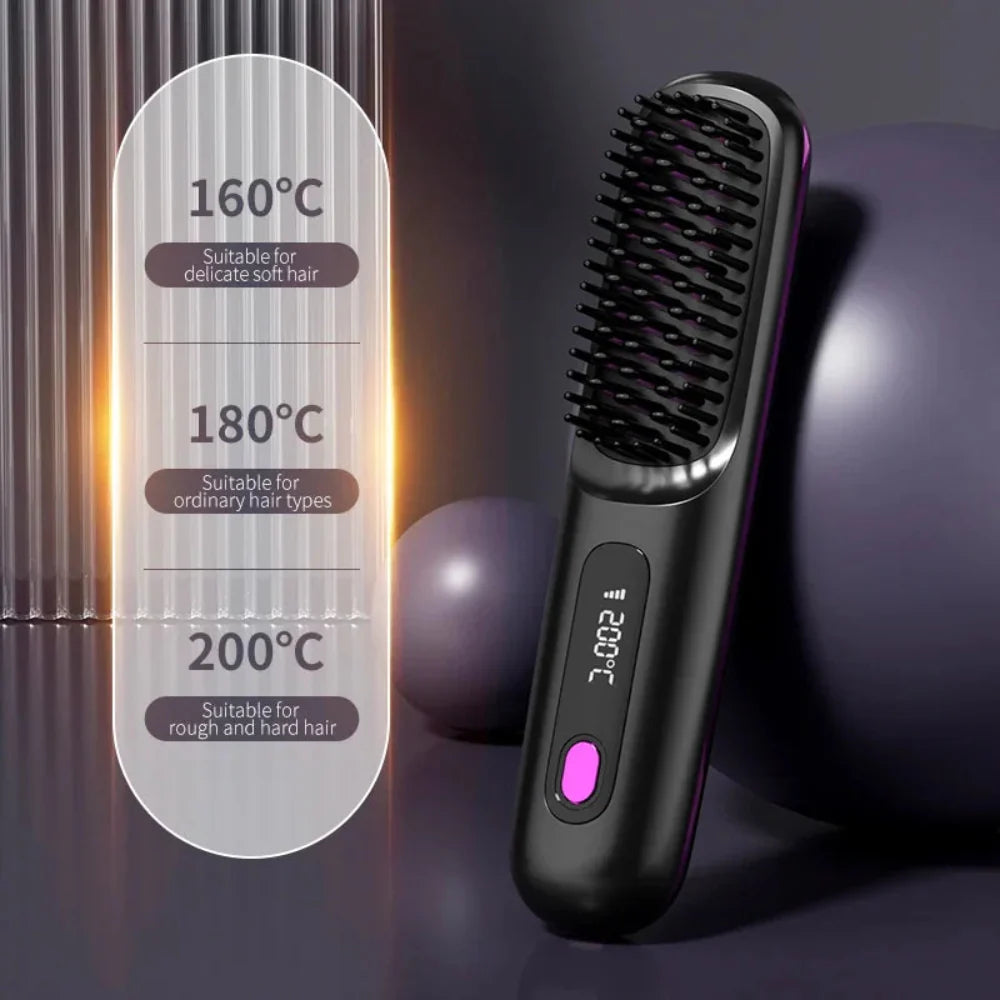Cordless Hair Straightener USB Charging Function