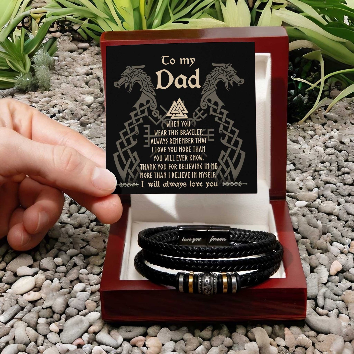 Dad - Love You Forever Bracelet