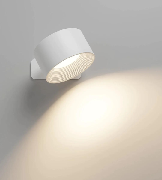 LED Wall Sconce with Remote & Touch Control – Dimmable Lamp with 3 Color Temperatures & 360° Magnetic Design