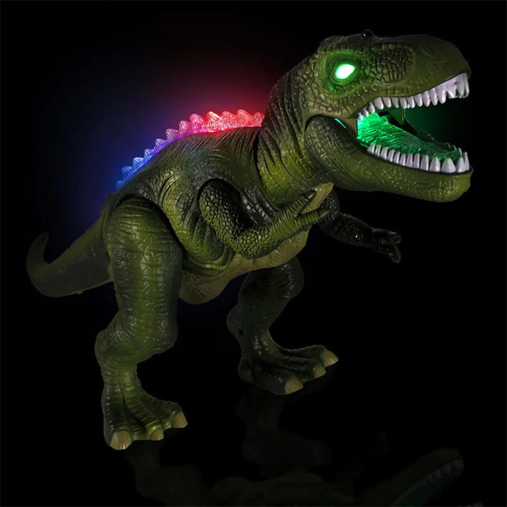 Dinosaur Toy Remote Control Walking Light-Up Interactive Figure
