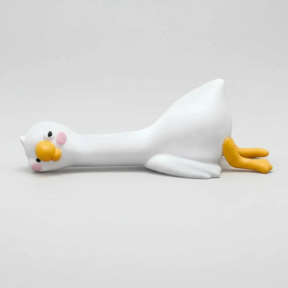 Duck Figurine Gift Mini Resin Desk Ornament Cute Animal Decor