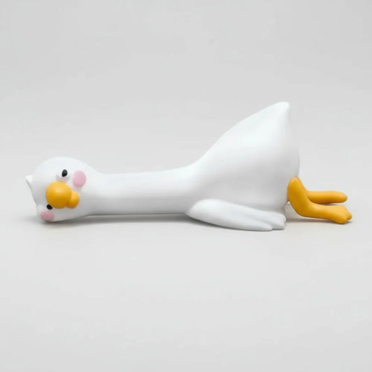 Duck Figurine Gift Mini Resin Desk Ornament Cute Animal Decor